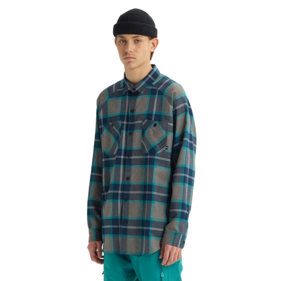 Koszula Flanelowa Analog Transmission (Green-Blue Mind Plaid) FW20_2