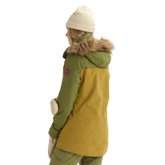 Damska Kurtka Snowboardowa Burton Lelah (Martini Olive/Evilo) FW20_2 thumbnail