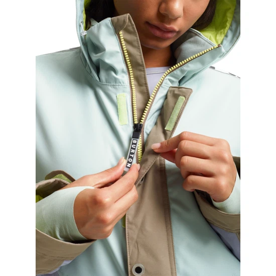 Damska Kurtka Snowboardowa Burton Loyle Parka (Aqua Gray/Lilac Gray/Timber Wolf/Sunny Lime) FW20_7