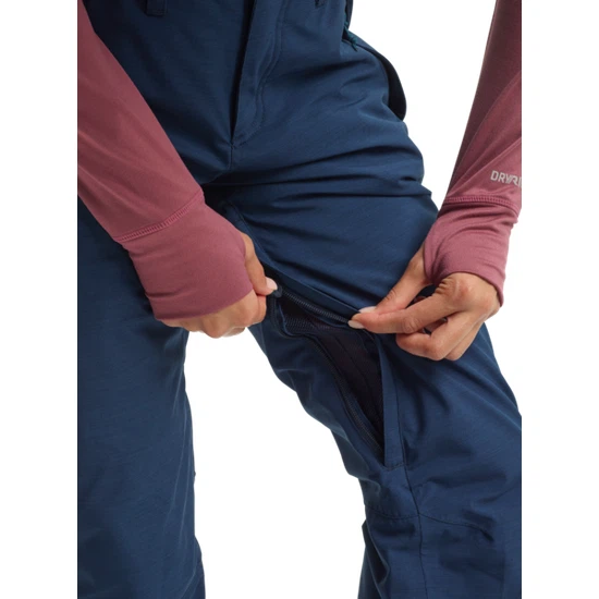 Damskie Spodnie Snowboardowe Society (Dress Blue Heather) FW22_4 thumbnail