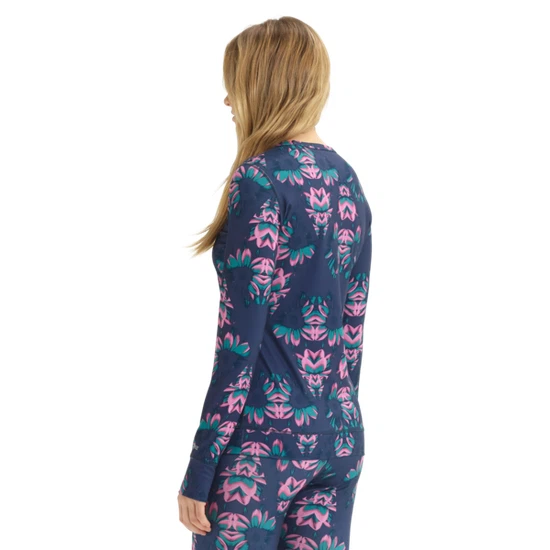 Damska Bielizna Aktywna Burton Midweight Crew (Dress Blue Stylus) FW20 _3 thumbnail
