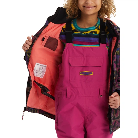 Dziewczęca Kurtka Snowboardowa Burton Elodie (True Black Morse Geo) FW20_5 thumbnail