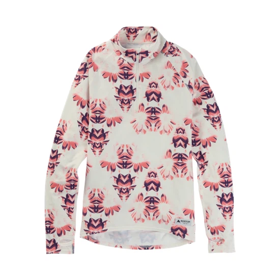 Damska Bielizna Aktywna Burton Expedition 1/4 Zip (Stout White Stylus) FW20_1