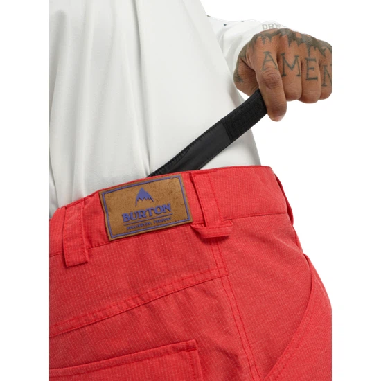 Spodnie Snowboardowe Burton Covert (Flame Scarlet Ripstop) FW20_4