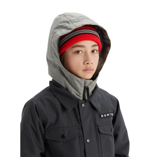 Chłopięca Kurtka Snowboardowa Burton Uproar (Black Denim) FW21_4
