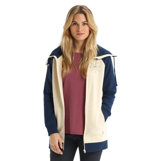 Damska Bluza Burton Indie Trip FZ (Creme Brulee/Dress Blue) FW20_3 thumbnail