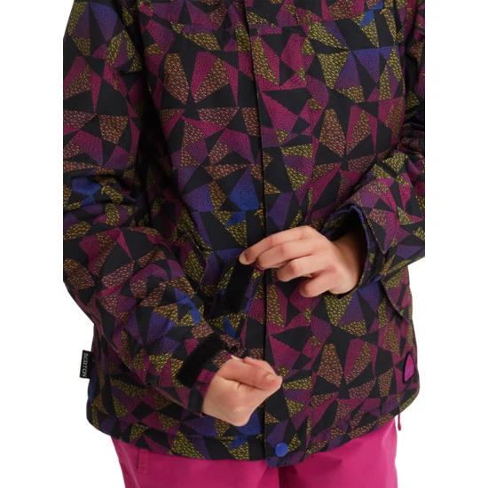 Dziewczęca Kurtka Snowboardowa Burton Elodie (True Black Morse Geo) FW20_6