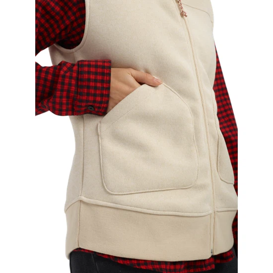 Damska Kamizelka Burton Minxy Vest (Creme Brulee Heather) FW20_4