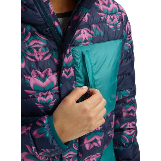 Damski Ocieplacz Burton Evergreen Hooded Down (Dress Blue Stylus/Green-Blue Slate) FW20_8 thumbnail