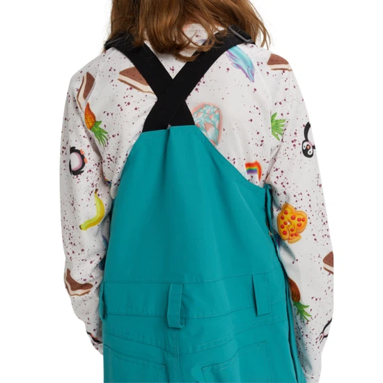Dziecięce Spodnie Snowboardowe Burton Skylar Bib (Green-Blue Slate) FW20_7 thumbnail
