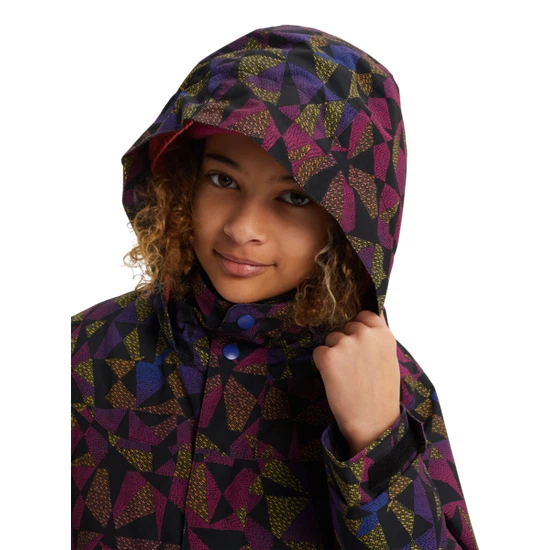 Dziewczęca Kurtka Snowboardowa Burton Elodie (True Black Morse Geo) FW20_8 thumbnail