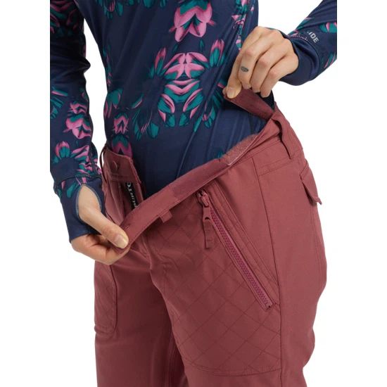 Damskie Spodnie Snowboardowe Vida (Rose Brown) FW20_6 thumbnail