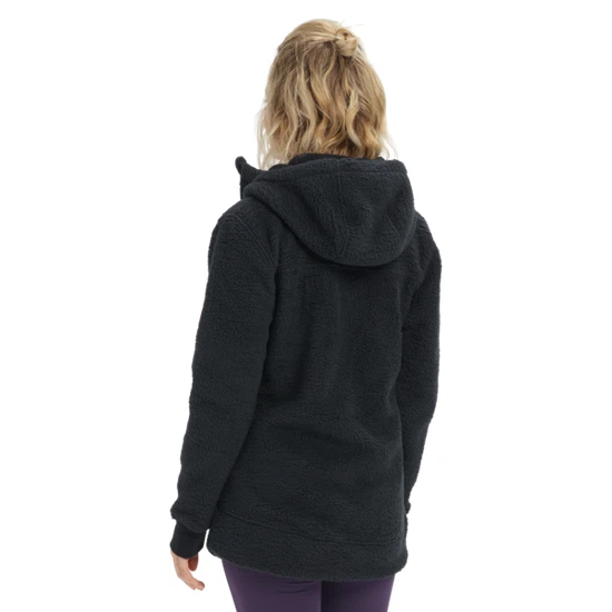 Damska Bluza Burton Minxy FZ (True Black Sherpa) FW20_4