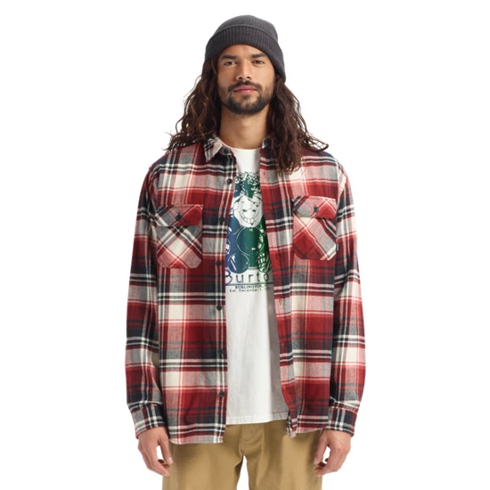 Koszula Flanelowa Burton Brighton (True Black Stump Plaid) FW20_3 thumbnail