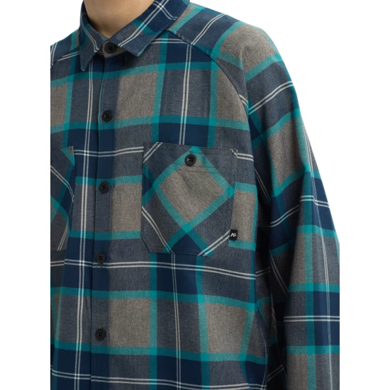 Koszula Flanelowa Analog Transmission (Green-Blue Mind Plaid) FW20_4 thumbnail