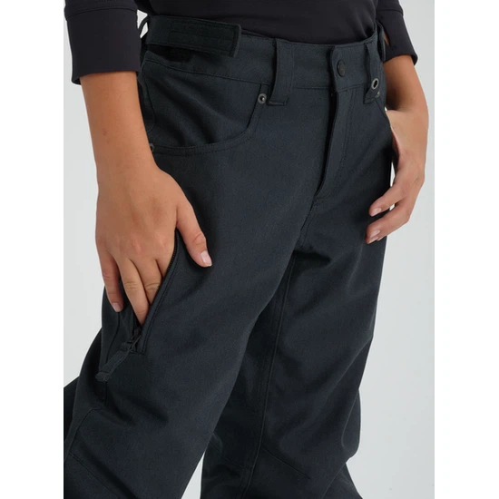 Chłopięce Spodnie Snowboardowe Burton Barnstorm (Black Denim) FW20_3