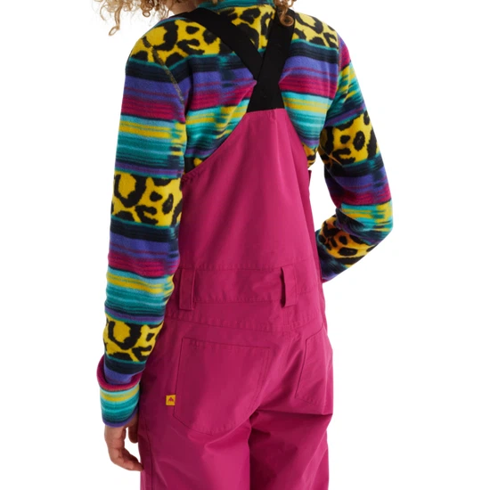 Dziecięce Spodnie Snowboardowe Burton Skylar Bib (Fuchsia) FW22_3