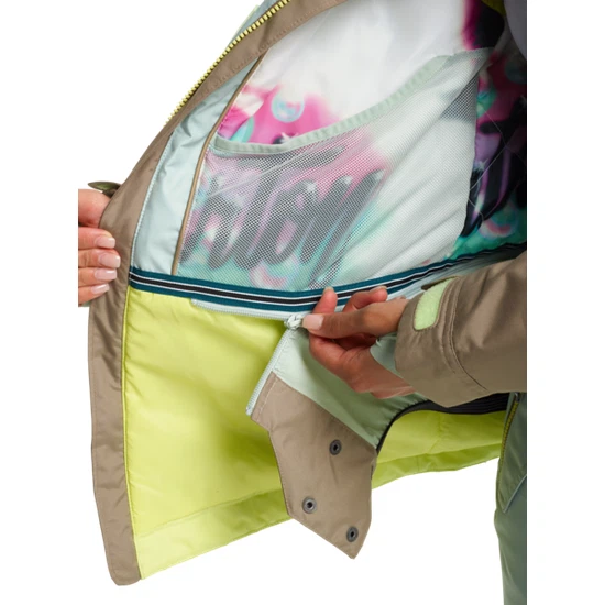 Damska Kurtka Snowboardowa Burton Loyle Parka (Aqua Gray/Lilac Gray/Timber Wolf/Sunny Lime) FW20_4 thumbnail