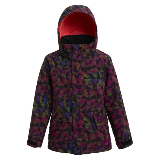 Dziewczęca Kurtka Snowboardowa Burton Elodie (True Black Morse Geo) FW20_1