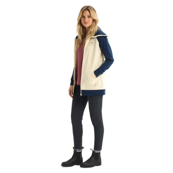 Damska Bluza Burton Indie Trip FZ (Creme Brulee/Dress Blue) FW20_5 thumbnail