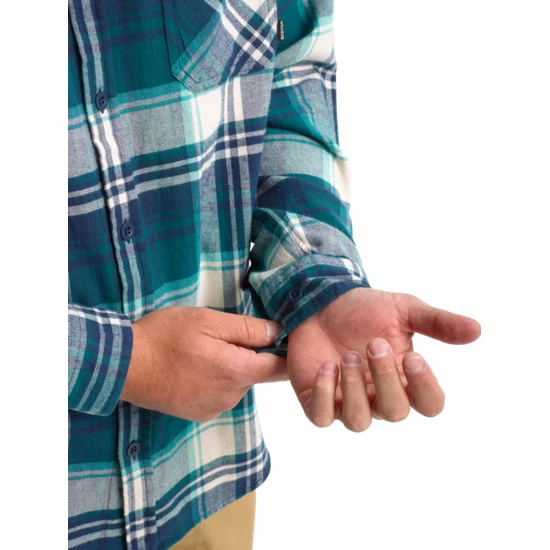 Koszula Flanelowa Burton Brighton (Dress Blue Stump Plaid) FW20_3