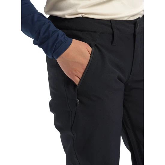 Damskie Spodnie Snowboardowe Society (True Black) FW22_4 thumbnail