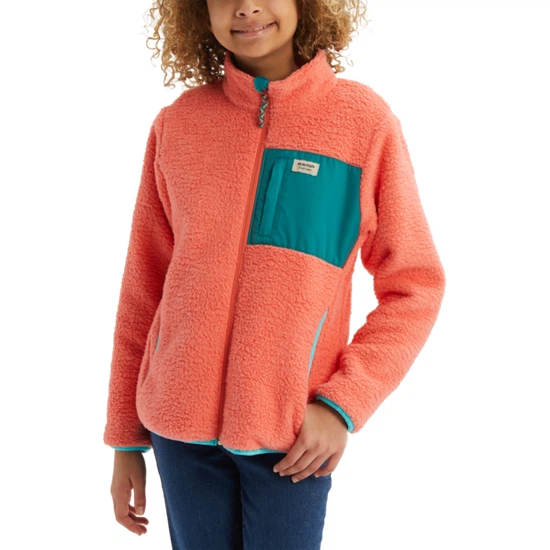 Dziecięcy Kurtka Burton Snooktwo Reversible (Green-Blue Morse Geo/Georgia Peach) FW20_8