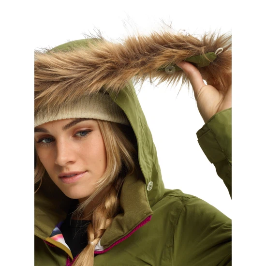 Damska Kurtka Snowboardowa Burton Lelah (Martini Olive/Evilo) FW20_4