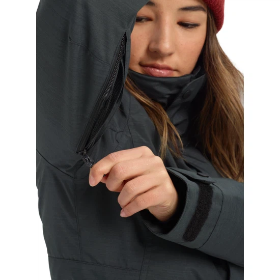 Damska Kurtka Snowboardowa Burton Jet Set (True Black Heather) FW23_6 thumbnail