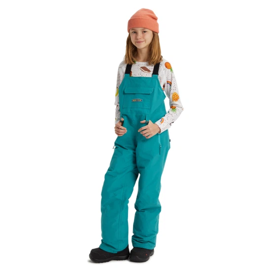 Dziecięce Spodnie Snowboardowe Burton Skylar Bib (Green-Blue Slate) FW20_6 thumbnail