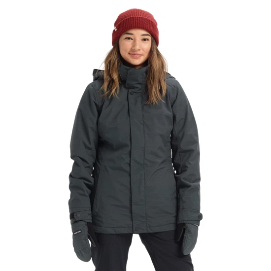 Damska Kurtka Snowboardowa Burton Jet Set (True Black Heather) FW23_1