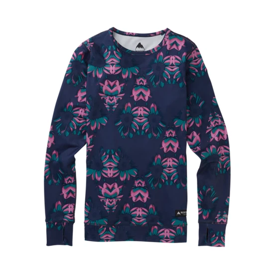 Damska Bielizna Aktywna Burton Midweight Crew (Dress Blue Stylus) FW20 _1 thumbnail