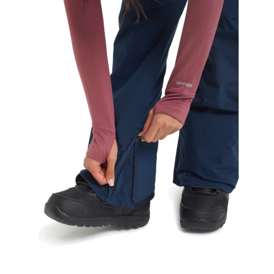 Damskie Spodnie Snowboardowe Society (Dress Blue Heather) FW22_6