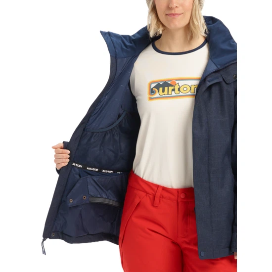 Damska Kurtka Snowboardowa Burton Jet Set (Dress Blue) FW22_3