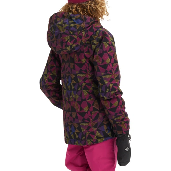 Dziewczęca Kurtka Snowboardowa Burton Elodie (True Black Morse Geo) FW20_4