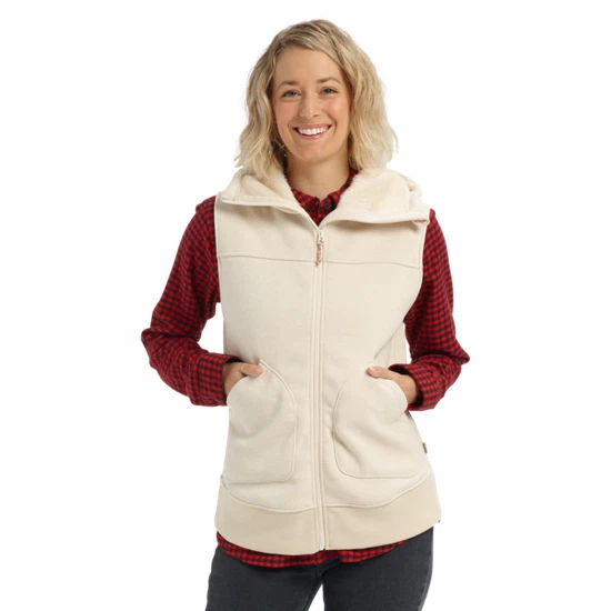 Damska Kamizelka Burton Minxy Vest (Creme Brulee Heather) FW20_3