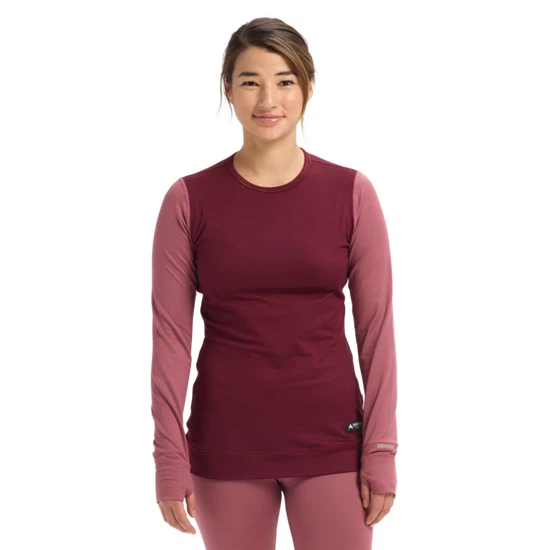 Damska Bielizna Aktywna Burton Midweight Crew (Rose Brown/Port Royal) FW20_2