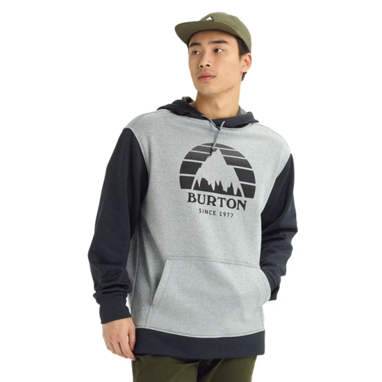 Bluza Aktywna Burton Oak PO (Grey Heather/True Black) FW21_2 thumbnail