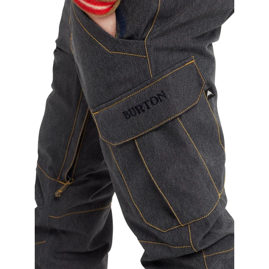 Chłopięce Spodnie Snowboardowe Burton Exile Cargo (Denim) FW22_2