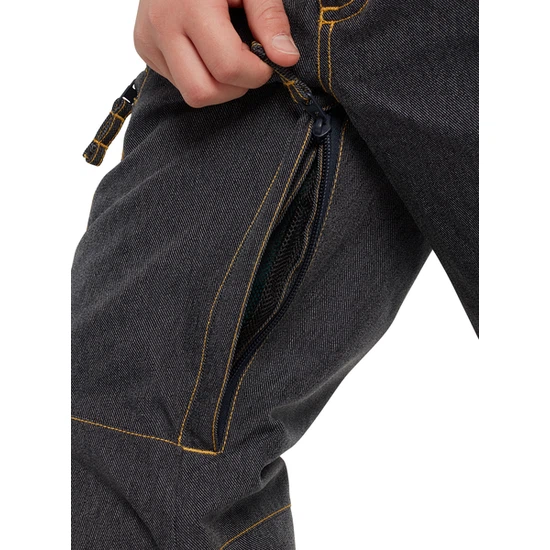 Chłopięce Spodnie Snowboardowe Burton Exile Cargo (Denim) FW22_3
