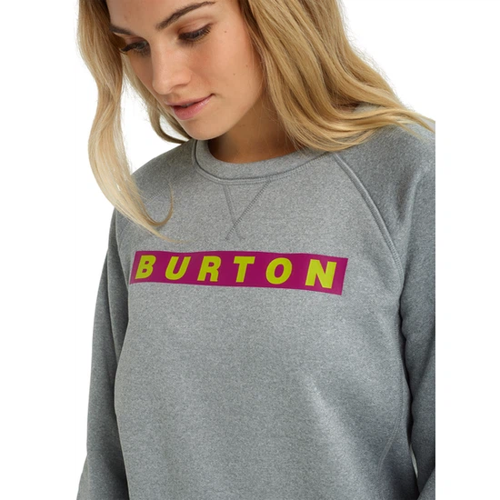 Damska Bluza Aktywna Burton Oak Crew (Grey Heather) FW20_4 thumbnail