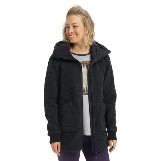Damska Bluza Burton Minxy FZ (True Black Sherpa) FW20_3 thumbnail