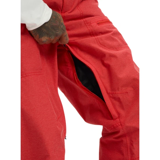 Spodnie Snowboardowe Burton Covert (Flame Scarlet Ripstop) FW20_5