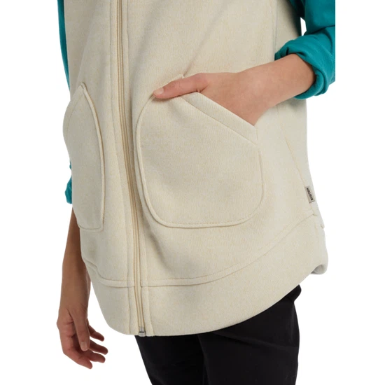 Dziewczęca Kamizelka Burton Minxy Vest (Creme Brulee Heather) FW20_3