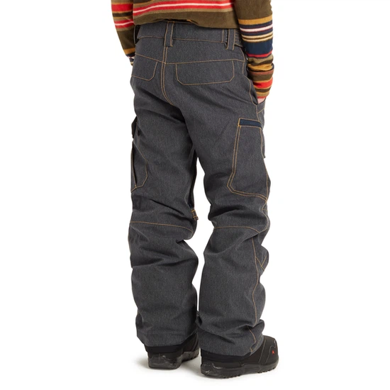 Chłopięce Spodnie Snowboardowe Burton Exile Cargo (Denim) FW22_6 thumbnail