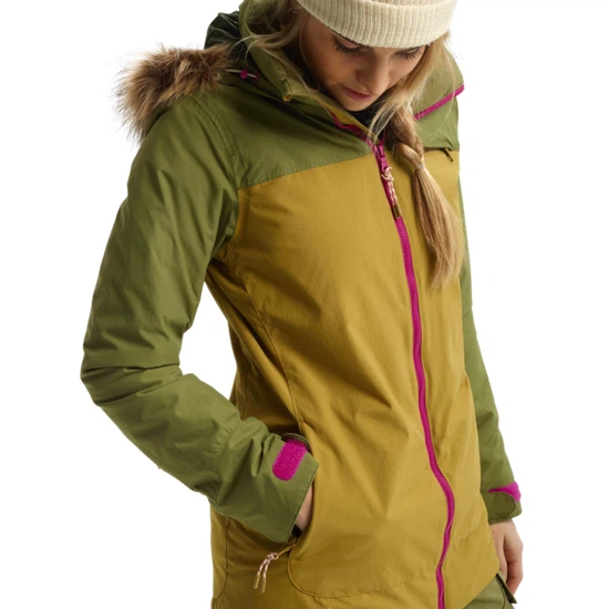 Damska Kurtka Snowboardowa Burton Lelah (Martini Olive/Evilo) FW20_7 thumbnail