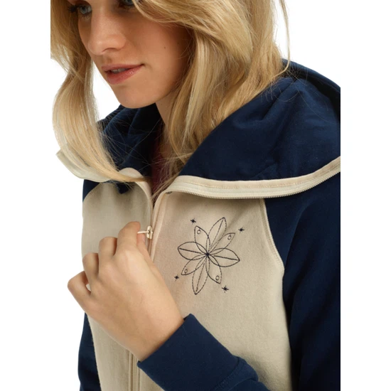 Damska Bluza Burton Indie Trip FZ (Creme Brulee/Dress Blue) FW20_2 thumbnail