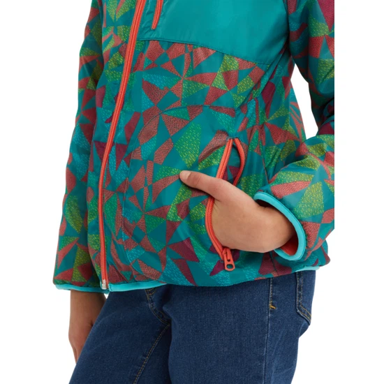 Dziecięcy Kurtka Burton Snooktwo Reversible (Green-Blue Morse Geo/Georgia Peach) FW20_5 thumbnail
