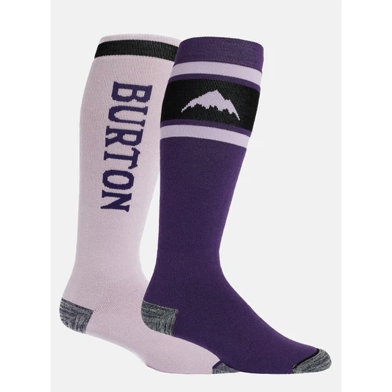 Skarpety Snowboardowe Burton Weekend Midweight 2-Pack (Violet Halo) FW23_1